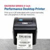 Tsc DA220 Desktop Direct Thermal Label Printer, USB/Ethernet/Serial, 4 Width 99-158A013-1101